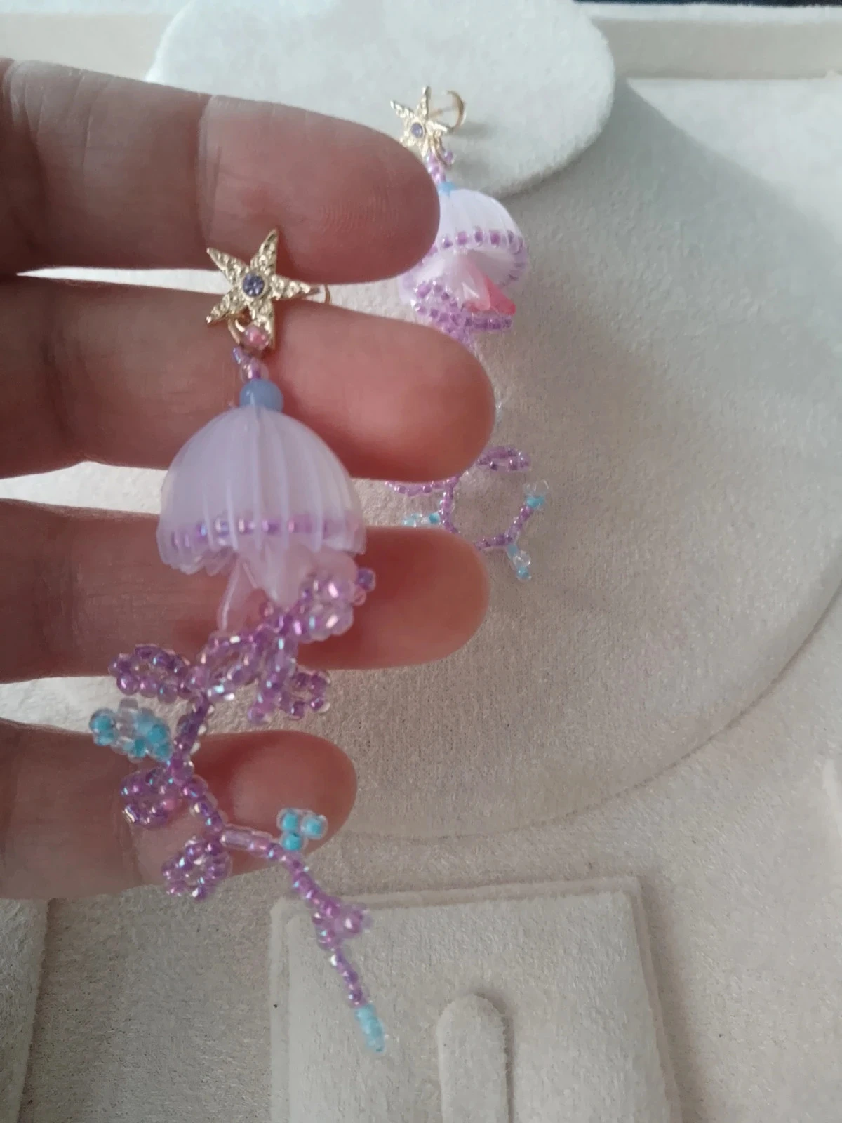 boucles d'oreilles bohèmes méduses – photo 2